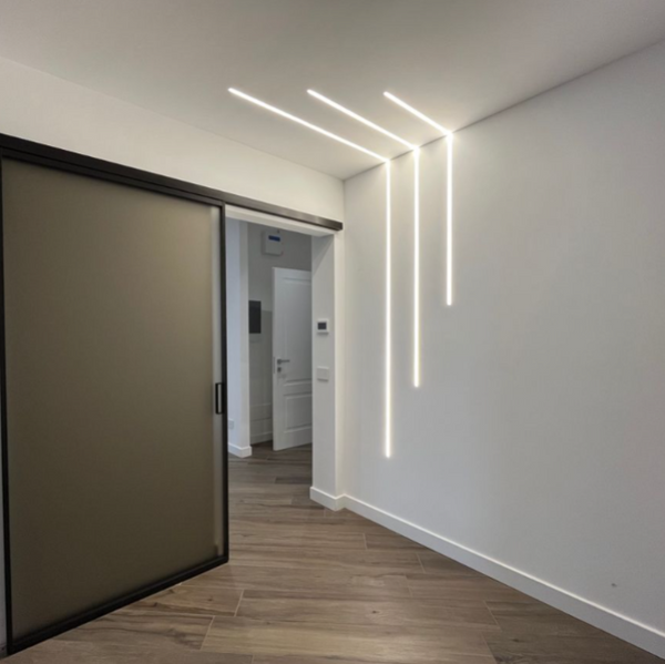 Éclairage Profilé LED Recessed 5020 GRIS