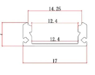 Profilé LED 1707 Surface